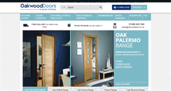Desktop Screenshot of oakwooddoors.co.uk